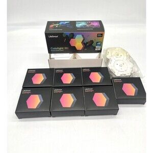 LifeSmart Cololight Pro LS166A3 Hexagon LED Lights Lot Of 10 *SEE PHOTOS*